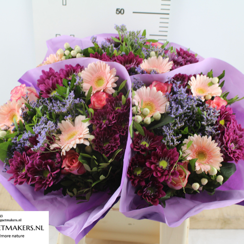 Ramo Floral Blonda Red, 47 cm de tallo