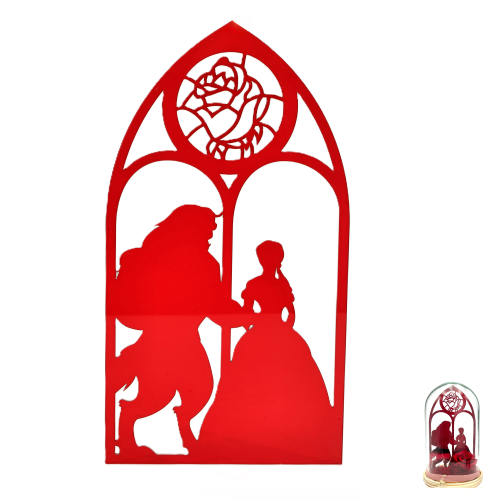 Topper Decorativo Bela e o Monstro Disney, 20-24 cm